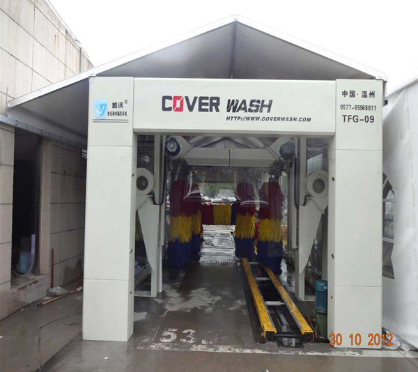 無刷洗車機-杭州機場安裝現場