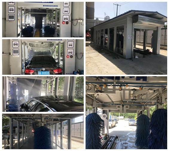 中國石家莊市南2環東路裕翔街安裝凱沃9刷隧道機試機現場