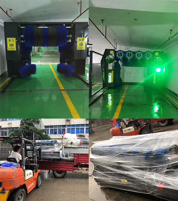 隧道洗車設備，廣西站……發貨了…