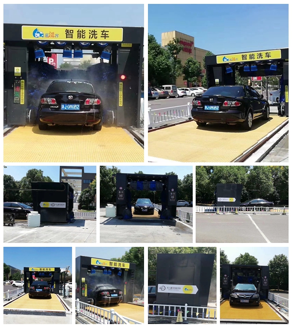 小區內安裝微信掃碼洗車設備型號：kw-07LF顏色：深灰色咨詢熱線：4008-505-787