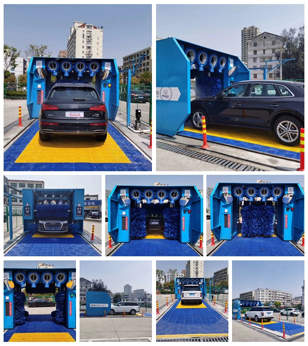 凱沃KW-05LF系列高節能款-無人值守洗車設備地址：蒼南縣公安局交警大隊停車場