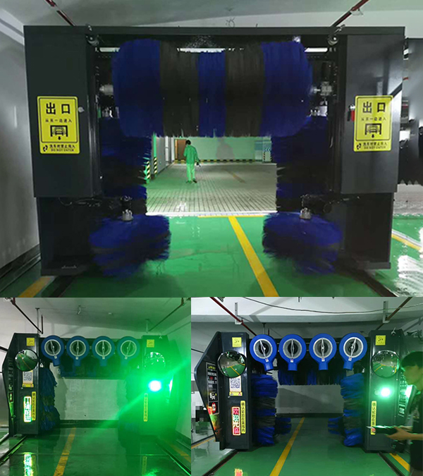 地下室限高2.7米…定制無人值守洗車設備！ 只要思想不滑坡…辦法總比問題多……！